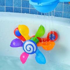 Windmill Bath Tub Toy, 1 Count Rotating Bath Toy, Waterwheel Bath Toy, Waterfall Spinning Toy, Spinning Waterfall Toy, Fun Bathing Toy