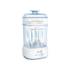 GROWNSY Compact Electric Steam Baby Bottle Sterilizer and Dryer - Professional Sanitizer for Baby Bottles, Pacifiers, and Pump Parts (2024)