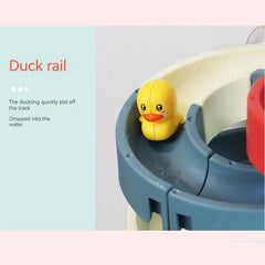 DIY Duck Slide Bath Toys , Wall Track Building Set Fun DIY Kit Birthday Gift for Family and Friends