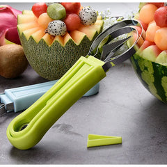 Watermelon Slicer Cutter Scoop Fruit Carving Knife Cutter Fruit Platter Fruit Dig Pulp Separator Kitchen Home Gadgets Tools