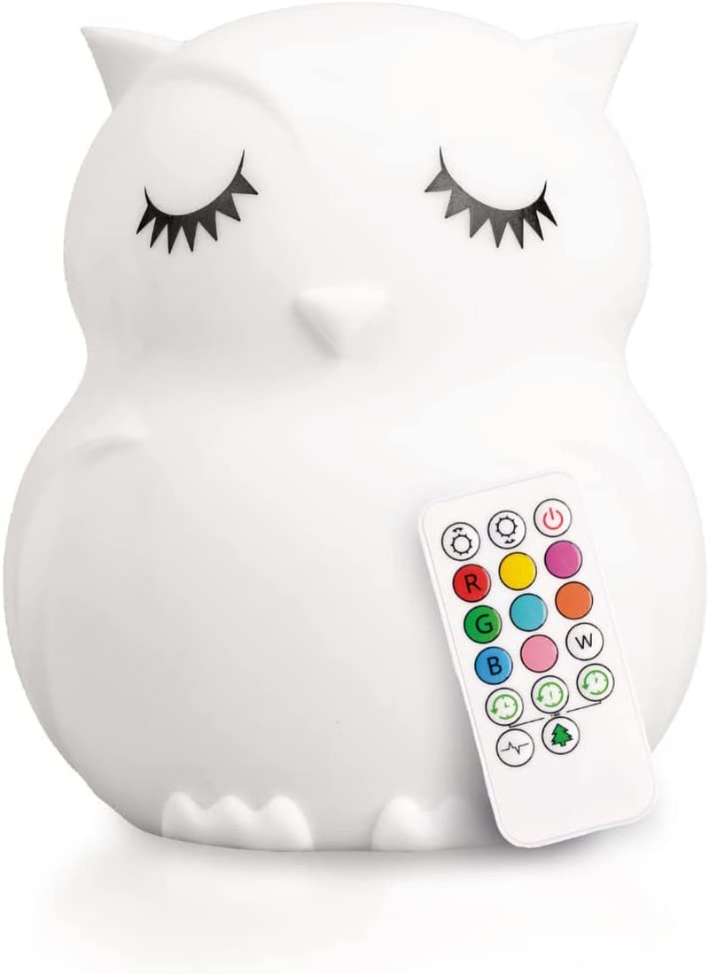 Owl-Themed Rechargeable Night Light for Children - Ideal for Kids' Rooms and Toddlers