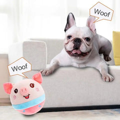 Interactive Electric Plush Cat Toy - Automatic Self-Moving Bouncing Toy for Indoor Play