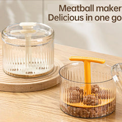 Translucent Meatball Maker Kitchen Extruded Meatball Making Tool Ground Meat Freezer Storage Containers Hand Pressure