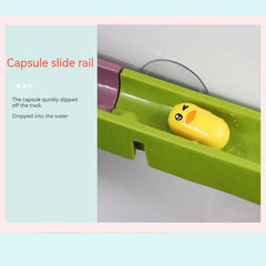 DIY Duck Slide Bath Toys , Wall Track Building Set Fun DIY Kit Birthday Gift for Family and Friends