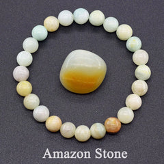 Natural Stone Bead Bracelet