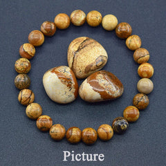 Natural Stone Bead Bracelet