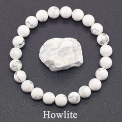 Natural Stone Bead Bracelet