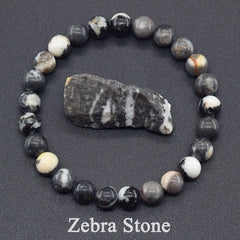 Natural Stone Bead Bracelet