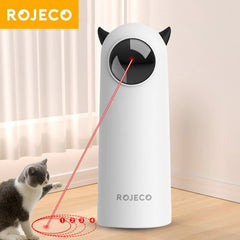 Interactive Automatic LED Laser Cat Toy - Handheld Electronic Teaser for Indoor Pets