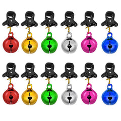 12PCS Christmas Bulb Beads Beard Ornament Colorful Christmas Clip Ball Ornament Xmas Beard Pendant Bright XMAS Ball