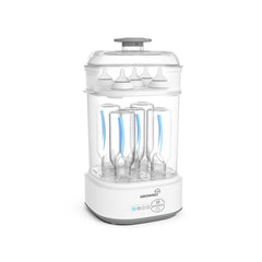 GROWNSY Compact Electric Steam Baby Bottle Sterilizer and Dryer - Professional Sanitizer for Baby Bottles, Pacifiers, and Pump Parts (2024)