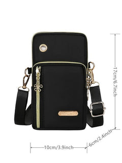 Women'S Summer Casual Minimalist Phone Wallet Bag, Trendy Crossbody Bag, Chic All-Match Crossbody Bag for Daily Use