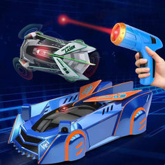 RC Car Stunt Infrared Laser Toy Wall Ceiling Climbing Follow Light Remote Control Car Electric anti Gravity Car Toys for Kids