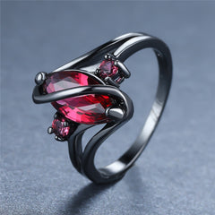 Gothic Crystal Ring