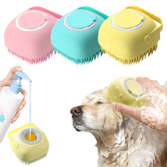 Soft Silicone Dog Washer and  Brush