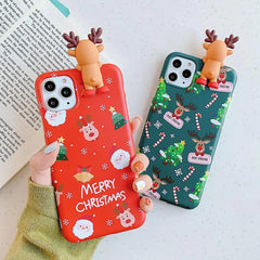 3D Christmas Reindeer Case