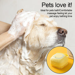 Soft Silicone Dog Washer and  Brush