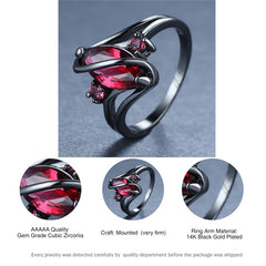 Gothic Crystal Ring