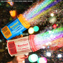 Rocket Launcher Lighted Bubble Gun